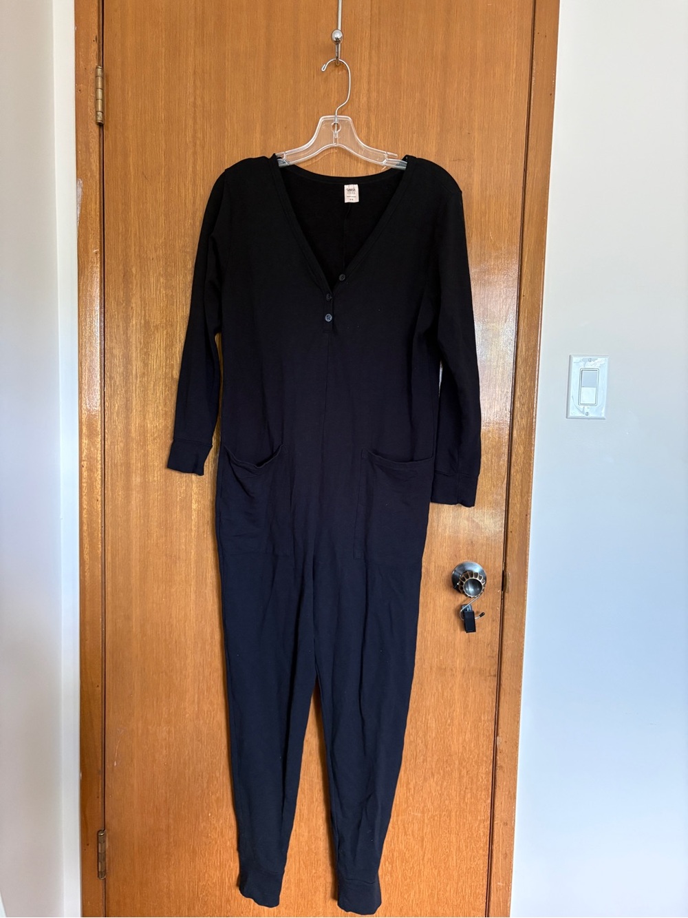 Smash & Tess cozy black one-piece romper